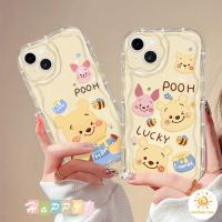 ราคา [ส่วนลด] เคสโทรศัพท์มือถือแบบใสลายการ์ตูนหมี เคสสำหรับไอโฟน 11 For iPhone12 13 14 15 Pro MAX X XS XR XS 6 7 8 Plus SE (24918297974)