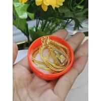 ราคา สร้อยคอสี่เสา น้ำหนัก 2 สลึง + จี้พระ (28530209892)
