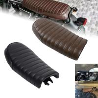 ราคา 1 ชิ้นรถจักรยานยนต์ Hump Custom Vintage เบาะแบน Brat Tracker Retro Cafe Racer ที่นั่งอานสําหรับ Honda CB750 CG125 CB400 CB500 (57457337079)