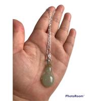 ราคา จี้หยกน้ำเต้าพร้อมสร้อยคอเงินแท้สวยๆ (22073685800)