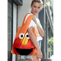 ราคา สีส้ม Sesame Street การ์ตูนแฟชั่นพับเป็นมิตรกับสิ่งแวดล้อมถุงช้อปปิ้ง Tote Bag กระเป๋าสะพายกระเป๋าช้อปปิ้งกระเป๋านักเรียน Mommy Bag (40978738174)