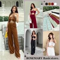 ราคา Newfulasetชุดเซตสายเดี่ยวคล้องคอกางเกงขายาว งานป้าย INTUON #Rosemary Basicstore (14459717458)