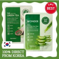 ราคา [Tonymoly] Wonder Mask Sheet 1 ชิ้น/10 ชิ้น - ชาเขียวว่านหางจระเข้ [Soothing & Hydrating] (47157912591)