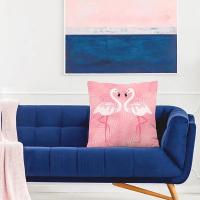 ราคา มัน สีชมพู นกฟลามิงโก พิมพ์ปลอกหมอนที่เรียบง่ายบ้านห้องนั่งเล่นโซฟาตกแต่งปลอกหมอนอิงผ้าลินินวัสดุ ชม.2.3 (28594183240)