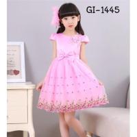 ราคา ชุดราตรีออกงานเด็กผู้หญิงสีชมพู (687750691)