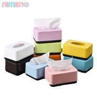 ราคา ที่ใส่ผ้าเช็ดปาก นิเมง, กล่องทิชชู่พลาสติกทนทาน, ทิชชู่สีทึบทรงสี่เหลี่ยมใช้ในบ้าน (55408498865)