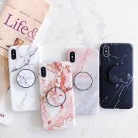 ราคา พร้อมส่งในไทย เคสไอโฟน iPhone case เคสสแตนตั้งได้ ลายหินอ่อน + holder Griptok เคสไอริง เคสหินอ่อน iPhone7-11Promax,se2 (1249394919)