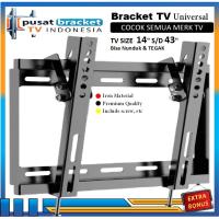 ราคา Universal 14 "ถึง 43" LED LCD & PC Monitor TV Bracket 43 42 40 32 24 21 17 14 นิ้ว 100% IRON (44305826560)