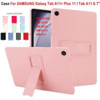 ราคา สําหรับ SAMSUNG Galaxy Tab A11 + Plus 11 นิ้ว SM-X236B X310 X316 แฟชั่นผิวแท็บเล็ตป้องกันกรณี Tab A11 8.7 "SM-X133 X13 ซิลิโคนคุณภาพสูงพับฝาครอบ (40125852286)