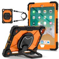 ราคา สําหรับ Apple iPad 9.7 2018 2017 Air 2 Pro 9.7 2016 A1566 A1673 A1822 A1823 A1893 A1954 กรณีซิลิโคนกันกระแทก PC ดึงแหวนขาตั้งสายคล้องไหล่ฝาครอบแท็บเล็ตปลอก (25416133102)