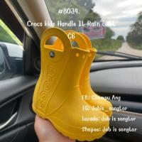 ราคา (B034)รองเท้าบูทcrocsเด็กมือ2ของแท้ พร้อมส่งฟรี รองเท้าแบรนด์เด็กมือสองของแท้ (27227165944)