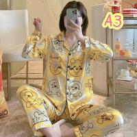 ราคา ❤ Set ชุดนอนลายหมีพูห์ Winnie the Pooh ผ้าซาติน (15848843007)