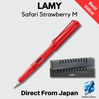 ราคา LAMY Safari Strawberry Fountain Pen Medium Nib L20SB-M Limited Edition Authentic Import (40907545289)