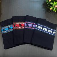 ราคา ผ้าขาวม้าวัวลานลายช้าง สีพื้อ ทอมือ คละสีช้าง (สอบถามสีช้างก่อนได้นะคะ) (29958927770)