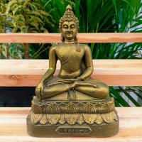 ราคา [sumpati]สมเด็จพระพุทธเชียงแสน พระพุทธรูปเชียงแสนสีทองโบราณ หน้าตัก 5 นิ้ว พระพุทธสรีระงดงาม บูชาเสริมสิริมงคลโชคลาภ (23234093114)