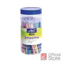 ราคา Elfen ปากกา ปากกาน้ำเงิน ปากกาโหล ปากกาลูกลื่น ลิโซ่สมูทตี้ น้ำเงิน 0.5 จำนวน 50 ด้าม (16665372374)