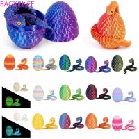 ราคา Back2life ของเล่นงูพิมพ์ 3D, ไข่งูสร้างสรรค์ 3D พิมพ์ไข่งู, สมจริง All-in-one Molding สีลูกกวาดไล่โทนสีดอกไม้สัตว์จําลองตกแต่งบ้าน (27222494005)