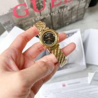 ราคา ตัวเรือนสเตนเลสสีทองประดับคริสตัล ✨ นาฬิกา GUESS GW0470L2 CRYSTAL CLEAR Gold (40804358728)