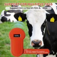 ราคา ISO FDX-B Pet RFID Chip Reader, จอแสดงผล OLED, เครื่องสแกน Microchip รูปสัตว์แบบพกพา (สําหรับสุนัขและแมว) (50057299263)