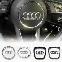 ราคา ▥ 1Pc Audi A3 A4 B8 8P B9 8V A5 A6 C7 A7 Q3 Q5 Q7 พวงมาลัยรถยนต์โลโก้brightกรอบstrip Electropla (42253039229)