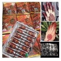 ราคา เฮนน่า ทาเล็บ เพ้นมือ สติกเกอร์เพ้นลาย หลายแบบมาก (24957187753)