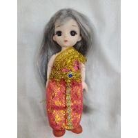 ราคา ชุดตุ๊กตาไทย ชุดตุ๊กตาบาโบลี่ ชุดบาโบลี่ ชุดไทย สใบ thai dress doll clothes barboliy (8910771141)