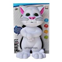 ราคา Intelligent Touching TOM CAT แมวทอม แมวพูดได้ เล่านิทาน ของเล่นสุดแสนสนุก Toy world สีขาว (15051699814)