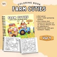 ราคา FARM CUTIES VOL 1 สมุดระบายสีแสนสบายน่ารักสําหรับผู้ใหญ่และเด็กสําหรับสมุดระบายสีผ่อนคลายสําหรับเด็กวัยรุ่นผู้ใหญ่ A4 A5 (57008318987)