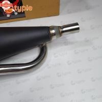 ราคา CYCLONE ท่อผ่าดัง จุกเลส ท่อทรงเดิม สีดำ เวฟ110i 2014-2020 ท่อผ่าเวฟ110i ไส้ตะแกรง คอ25มิล (41812699621)