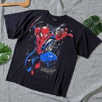 ราคา เสื้อยืดมือสอง การ์ตูน ฮีโร่ Marvel Spider-Man สีดำ ลายใหญ่ บิ๊กปริ้นท์ สกรีนแน่นสีสด สภาพใหม่ ลิขสิทธิ์แท้ XXL (29109789744)