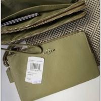 ราคา พร้อมส่ง coach คล้องมือ ไซส์ L 2 ซิป (2634002771)