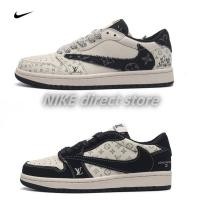 ราคา 【ของแท้ 100%】Louis Vuitton x Travis Scott x Nike Air Jordan 1 Low (26450747760)