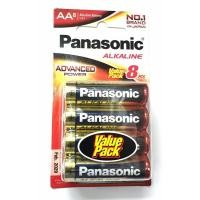 ราคา ถ่าน Panasonic Alkaline AA แพค 8 ก้อน หรือ แพค 6 ก้อน ของใหม่ Made in Thailand (5911312925)