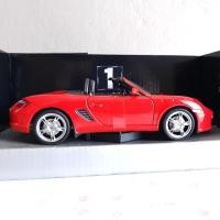 ราคา โมเดลรถ PORSCHE Boxster S (Convertible) 1:24 Scale สีแดง (17898812167)