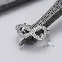 ราคา แหวนอินฟินิตี้ เงินแท้ 92.5% (4525465993)