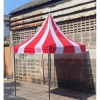 ราคา เต็นท์พับทรงฟูจิสีแฟนซีผ้าหนา900 ดี(มีขนาดให้เลือก) (28970179615)