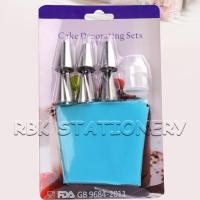 ราคา ถุงบีบครีม ถุงบีบวิปครีม พร้อมหัวบีบครีม ชุด 8 ชิ้น อุปกรณ์เบเกอรี่ อุปกรณ์ทำขนม (25173751584)