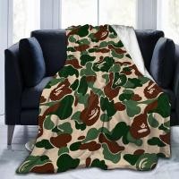 ราคา Supreme A Bathing Ape Bape Green Ape Camo ผ้าห่มขนแกะ นุ่มพิเศษ ผ้าห่มเครื่องปรับอากาศน่ารัก เหมาะกับโซฟา เตียง สําหรับเด็ก ผู้ใหญ่ ตั้งแคมป์ (24850671547)