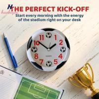 ราคา <haohiyou> Creative Football Alarm Clo Desktop Alarm Clo Student Desktop Alarm Clo Round Alarm Clo Table Clo Digital Nice (49607134711)