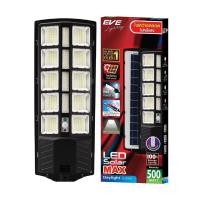 ราคา สินค้าใหม่ โคมไฟถนนโซลาร์เซลล์พร้อมขาจับ LED 500W Daylight EVE LIGHTING รุ่น MAX 500W DL-6500K (53208120727)