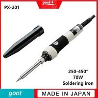 ราคา GOOT PX-201 หัวแร้งควบคุมอุณหภูมิ 250-450°Cเซลเซียสแกนความร้อนเซรามิกญี่ปุ่นบัดกรีเครื่องมือมือ (44421281801)