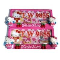 ราคา โปรโมท กรอบป้ายทะเบียนรถยนต์ลายคิตตี้ 2 แผ่นหน้าและหลัง สวยงามโดนใจสไตล์วัยรุ่นคิตตี้ ร้านค้าแนะนำ*ครบจบในร้านเดียว** (55850430590)