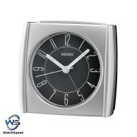 ราคา Seiko QHE205 QHE205S สีเทาควอตซ์อะนาล็อกเงียบกวาดเงียบการเคลื่อนไหวเงียบนาฬิกาปลุกเลื่อน (50402385898)