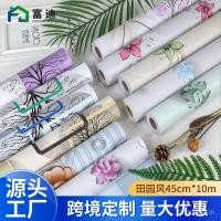ราคา วอลล์เปเปอร์ติดด้วยตนเอง Pastoral Floral Self-Adhesive วอลล์เปเปอร์ห้องนอนห้องนั่งเล่น Self-Adhesive วอลล์เปเปอร์สติกเกอร์เฟอร์นิเจอร์ (45958724523)