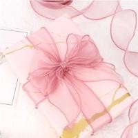 ราคา ริบบิ้นเกาหลี ผ้าแก้ว ผ้าโปร่ง สำหรับห่อของขวัญ เค้ก ผูกผม DIY ที่คาดผม ตกแต่งช่อดอกไม้ สีมันวาวแบบเกาหลี โฮโรแกรม (22057097150)