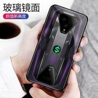ราคา สําหรับ Black Shark 3 กรณี 9H กระจกนิรภัยปกหลังสําหรับ Black Shark 3S Shell BlackShark 3 3S (46855243872)