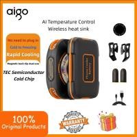 ราคา AIGO F35radiator Mobile phone radiator magnetic suction cooling semiconductor cooling device wireless charging with battery fan (42579378230)