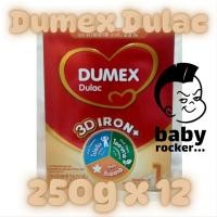 ราคา ยกลัง 12 กล่อง Dumex Dulac ดูแลค สูตร 1 สำหรับทารก 250 กรัม (46057917406)