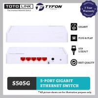 ราคา TOTOLINK 5-Port 1000Mbps Desktop Gigabit Switch S505G (48507492789)