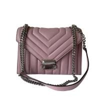 ราคา Michael Kors กระเป๋าสะพายสีชมพู กระเป๋ามือสอง (44353006097)